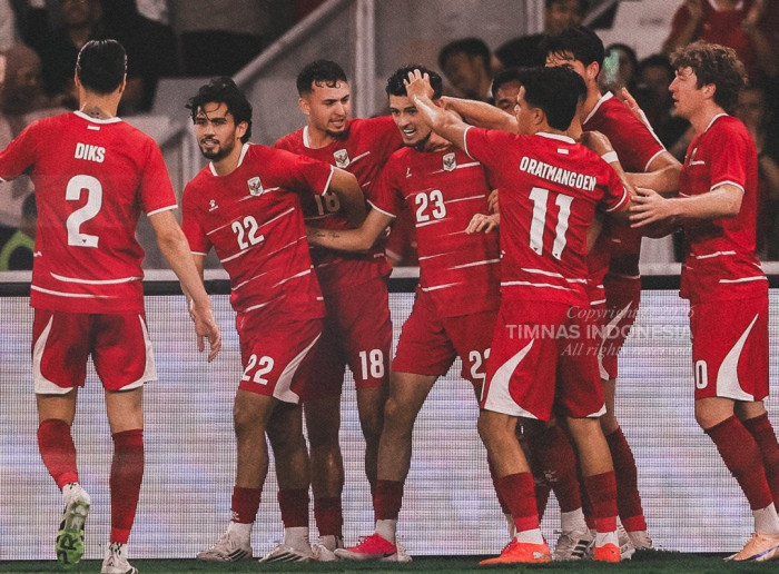 Timnas Garuda Ungguli Oman 2-0 di Babak Pertama