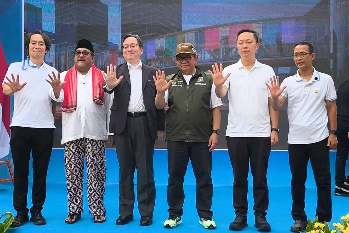 Jembatan Donat Dukuh Atas Mulai Dibangun