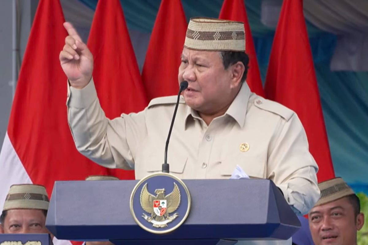 Prabowo Ingatkan Jenderal Soal Peran Petani-Nelayan