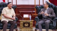 AHY Bahas Isu Strategis dengan Menhan Sjafrie