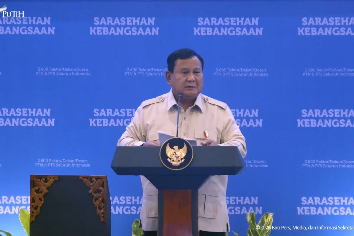 Prabowo Ajak Akademisi Kaji Data Pemerintah Secara Ilmiah