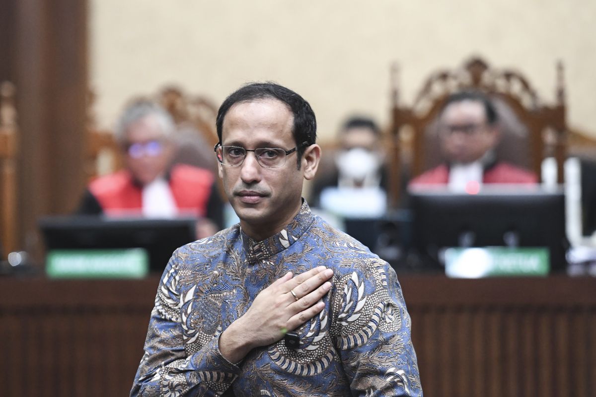 Nadiem Divonis 10 Tahun, Jaksa: Keadilan untuk Anak Sekolah
