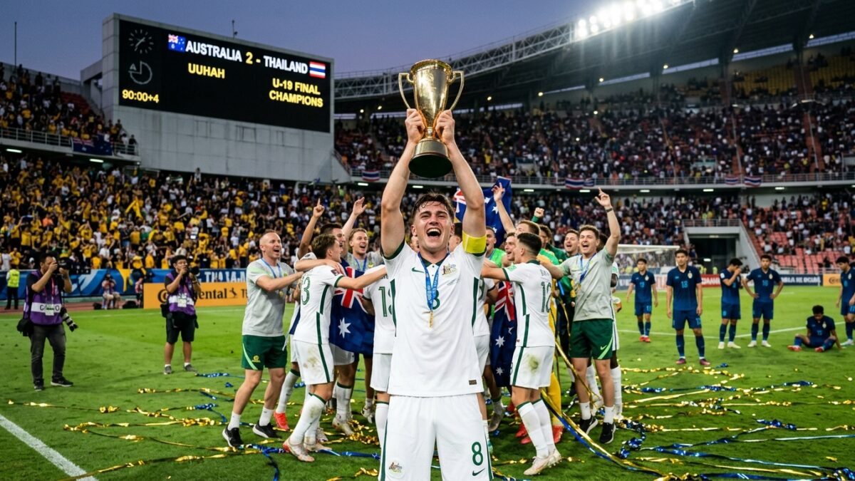 Australia juara Piala AFF U19 2026 usai kalahkan Thailand 2-0