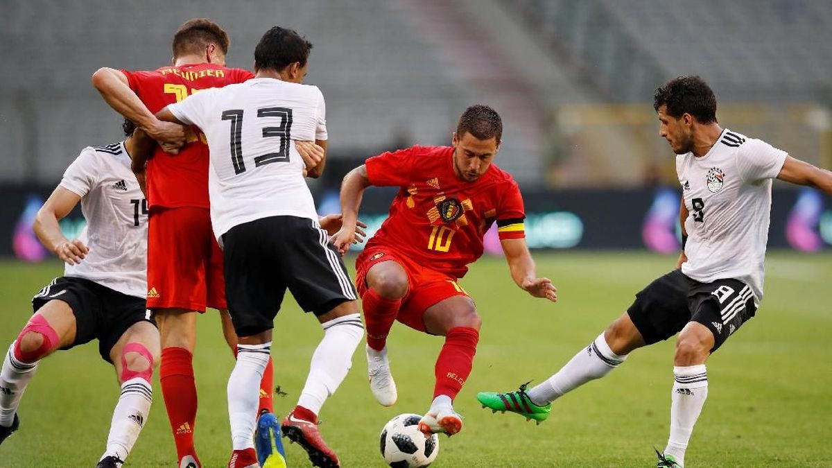 Belgia Selamat dari Kekalahan, Ditahan Mesir 1-1