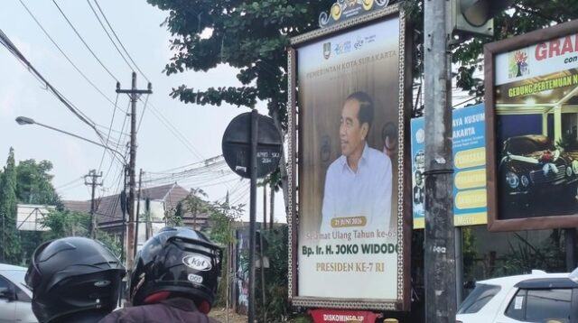 Gerindra Kecewa Baliho Ultah Jokowi dari Pemkot Solo