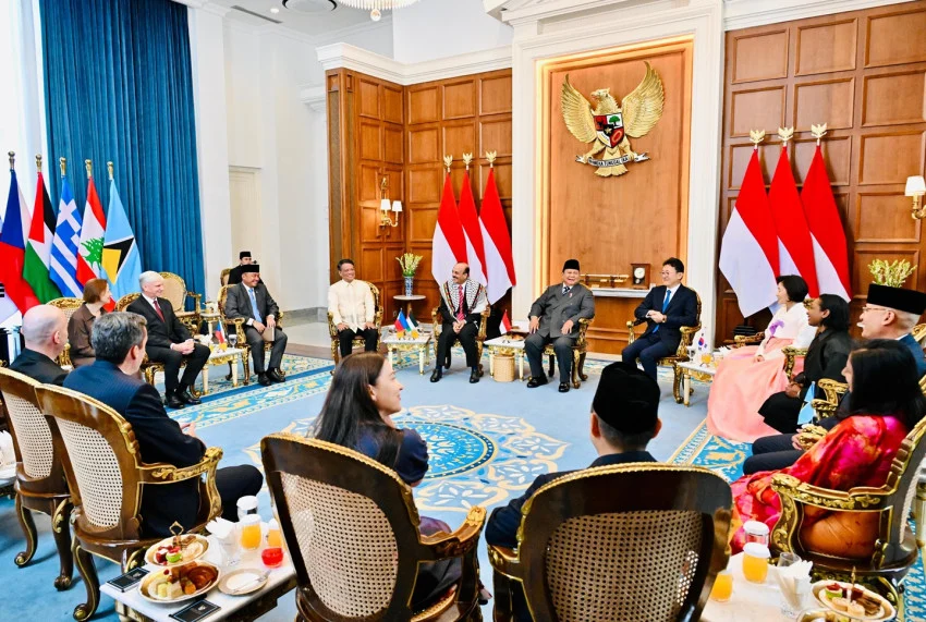 Prabowo Terima Dubes, Tegaskan Komitmen Perdamaian Dunia