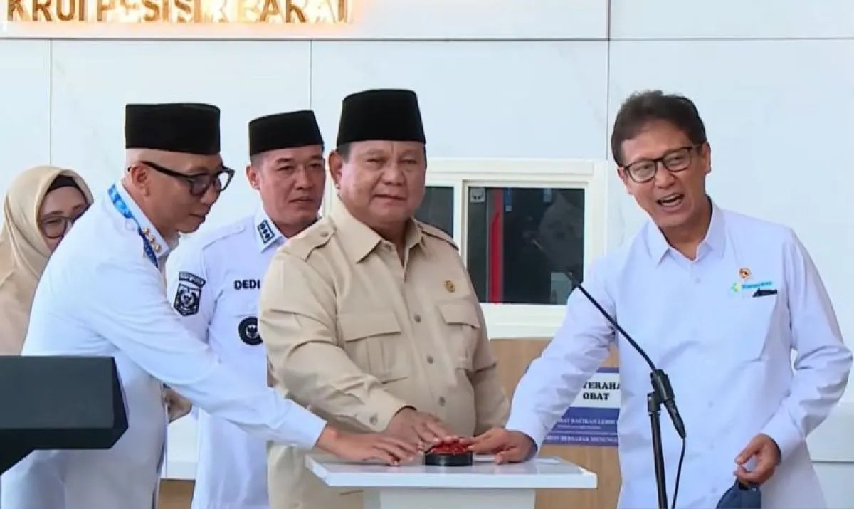 Prabowo Resmikan RSUD KH Muhammad Thohir di Lampung