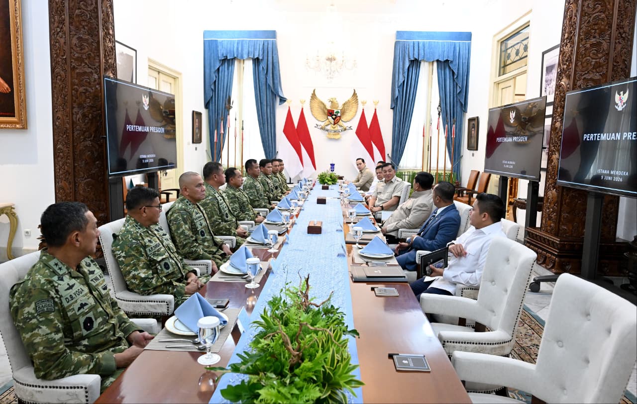 Prabowo Terima Pimpinan TNI, Bahas Program Strategis untuk Rakyat