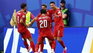Ronaldo Borong Dua Gol, Portugal Ungguli Uzbekistan 3-0 di Babak Pertama