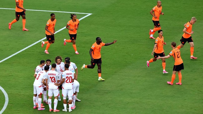 Belanda Mantap ke 32 Besar Usai Tekuk Tunisia