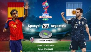 Inilah Prediksi Susunan Pemain Spanyol vs Argentina di Final Piala Dunia 2026