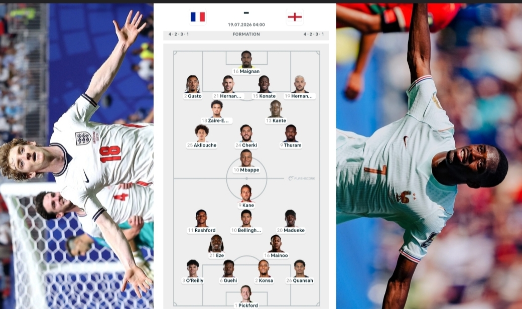 Inilah Susunan pemain Prancis vs Inggris: Mbappe starter, Bellingham cadangan