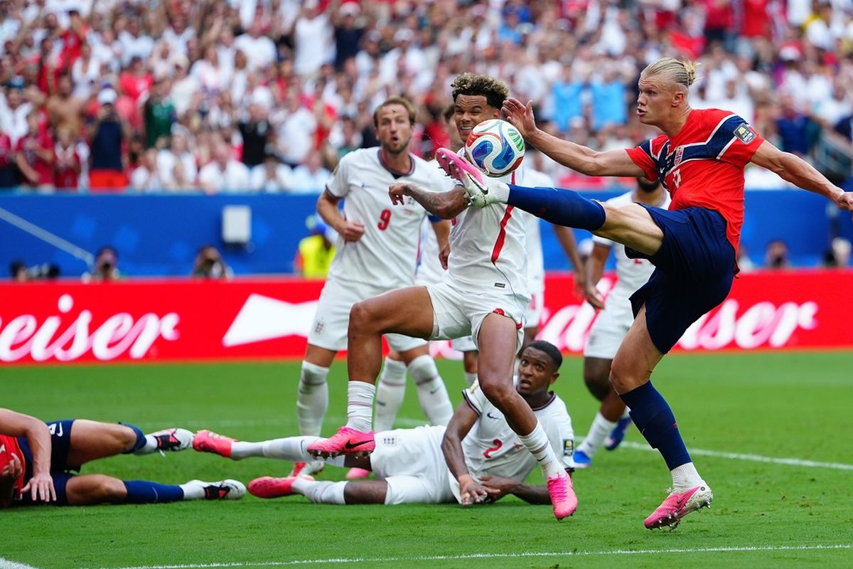 Norwegia Vs Inggris 1-2, Kala 3 Singa Bendung Rentetan Gol Haaland