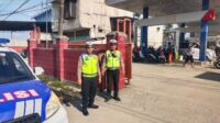 Pastikan Stok BBM Aman, Sat Lantas Polres Tanjungbalai Patroli di SPBU