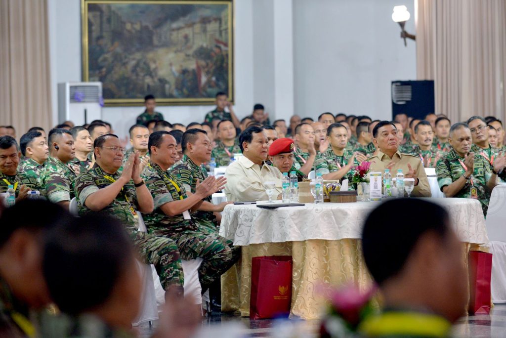 Prabowo Naikkan Tukin TNI dan Kemhan Jadi 90%