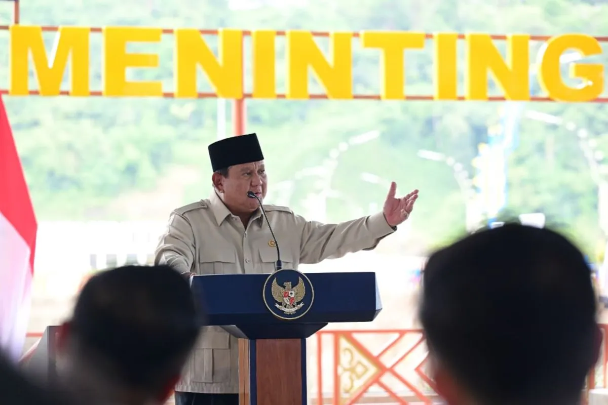 Prabowo: Bendungan dan B50 bukti kerja nyata menuju Indonesia makmur