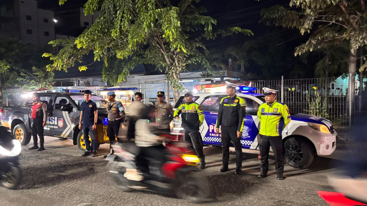 Antisipasi Gangguan Kamtibmas, Polres Tanjungbalai Gelar Patroli Rutin