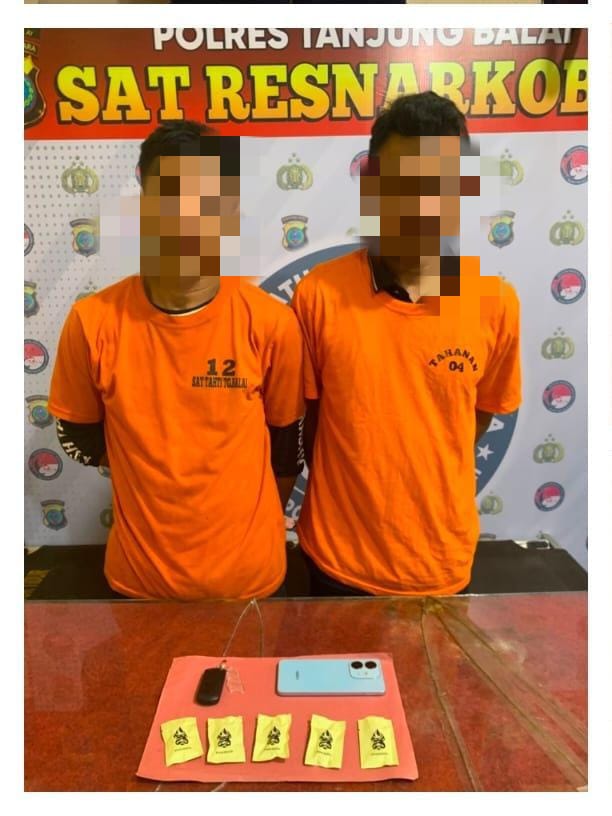 Satresnarkoba Polres Tanjungbalai Tangkap Dua Pengedar Vape Mengandung Etomidate