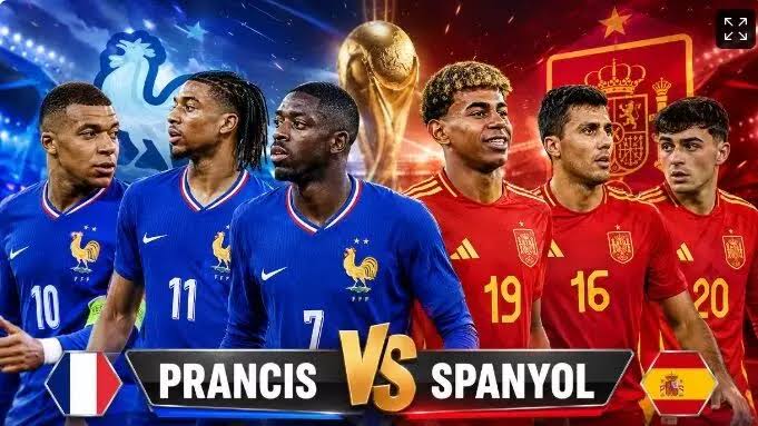 Prancis vs Spanyol, Duel Panas Semifinal Piala Dunia