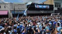 images Suporter Argentina Dominasi New York Jelang Fina