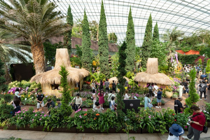 Pesona Nusantara Hadir di Flower Dome Singapura