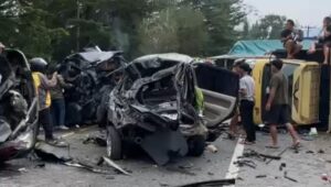 Tabrakan Beruntun di Sibolangit, 4 Tewas