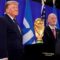 Momen Trump dan Presiden FIFA Disoraki Saat Bawa Trofi Piala Dunia