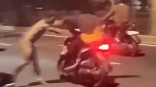 Pria Bugil Pemukul Pemotor di Lenteng Agung Diamankan Polisi