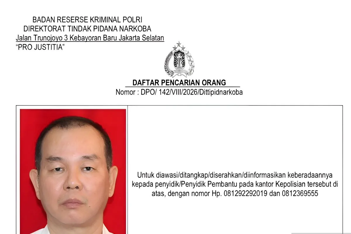 Direktorat Tindak Pidana Narkoba (Dittipidnarkoba) Bareskrim Polri menerbitkan surat daftar pencarian orang (DPO) atas nama Yuwanky pemilik tempat hiburan malam Planet di Batam