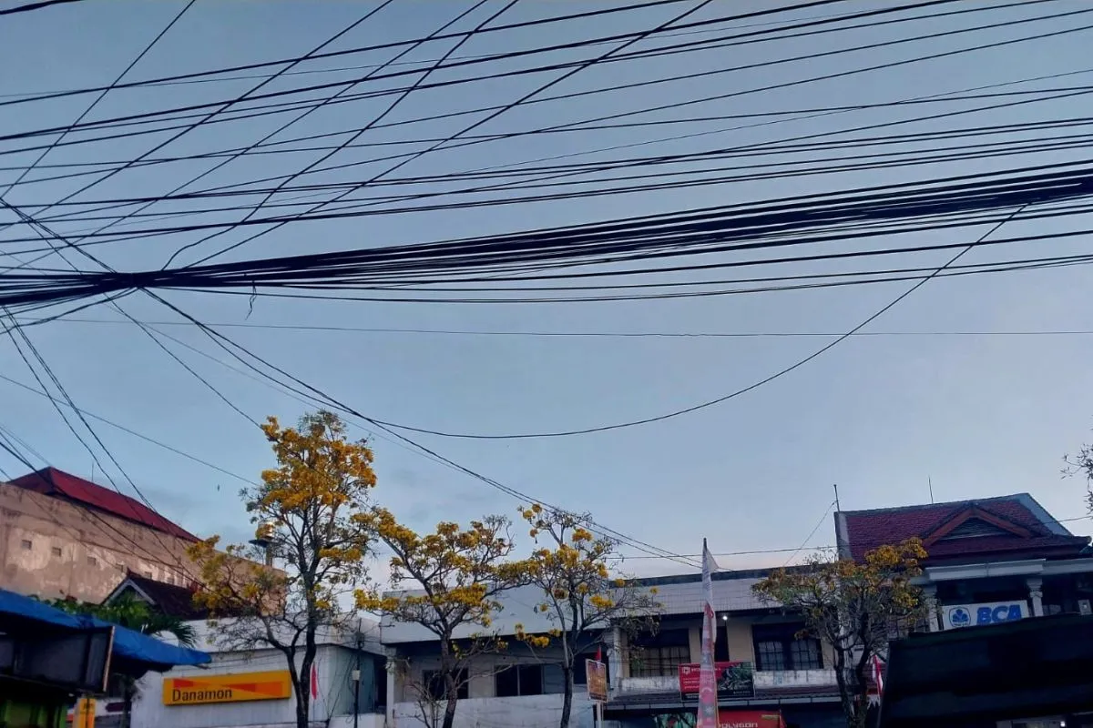 Pemkab Jembrana Susun Aturan Kabel Internet Usai Picu Kecelakaan