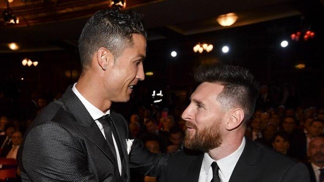 Ronaldo Kirim Pesan Duka untuk Messi