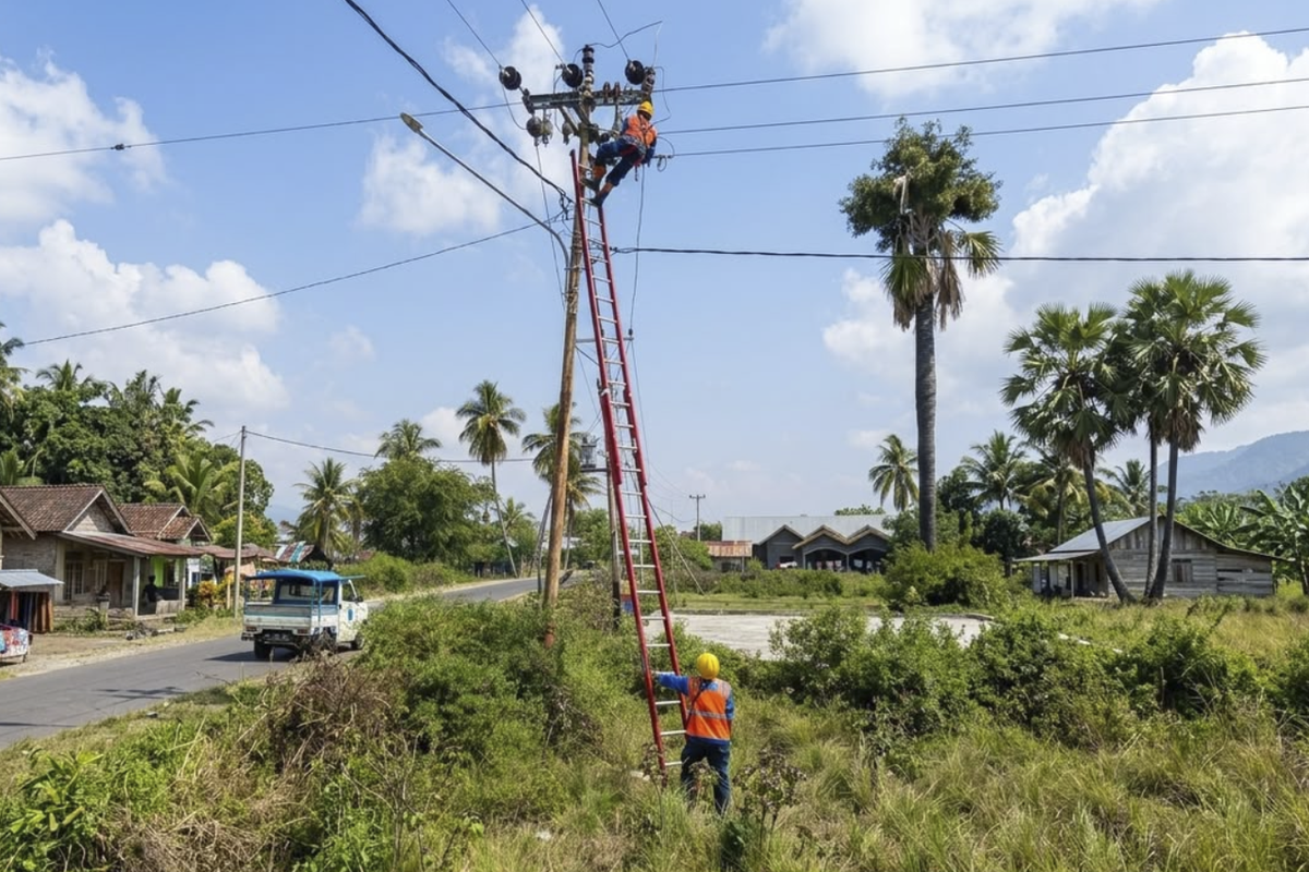 PLN Pulihkan 429 Gardu Usai Gempa Flores
