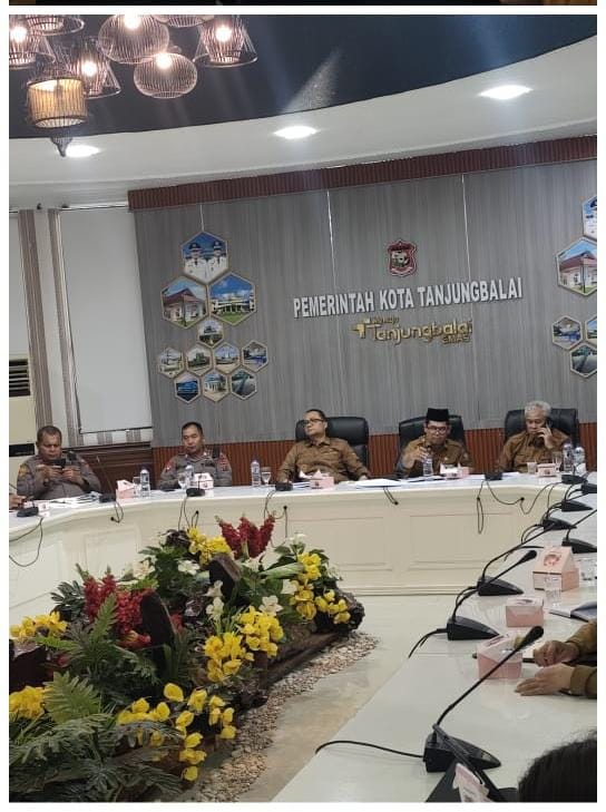 Polres Tanjungbalai Hadiri Rapat Persiapan HUT ke-81 RI Tahun 2026