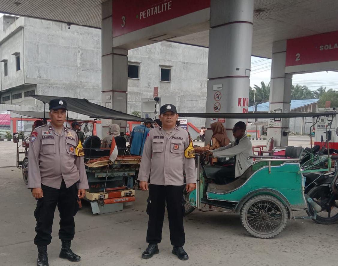 Polres Tanjungbalai Pastikan Stok BBM Aman dan Kondusif Tanpa Antrean Panjang