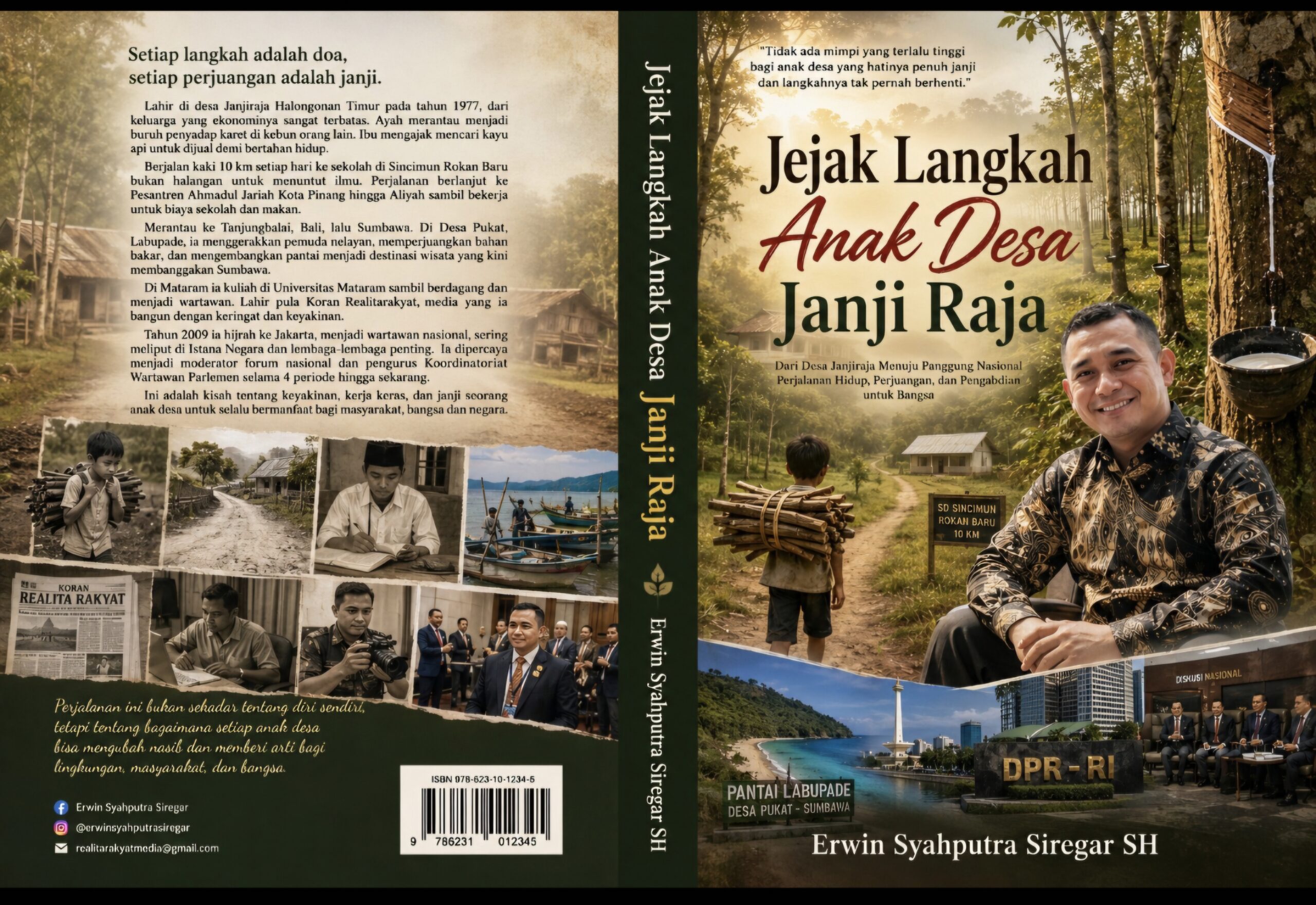 Edward Zyren Siregar Aqiqah, Erwin Siregar Luncurkan Buku “Silsilah Siregar”