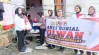 Jelang HUT Polwan Ke-78, Polwan Polres Tanjungbalai Salurkan Bansos