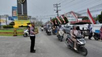 Sat Lantas Polres Tanjungbalai Turun ke Jalan, Amankan Arus Lalu Lintas Pagi