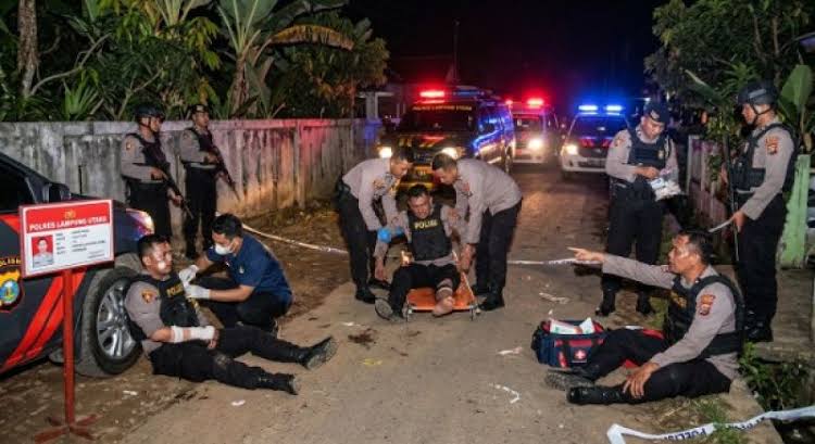 Buron Narkoba Tewas, 3 Polisi Terluka di Lampung Utara