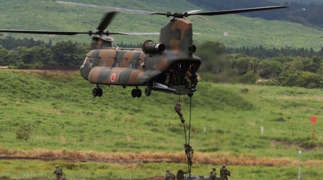 3 Chinook Jepang Siap Bantu Padamkan Karhutla di Kalimantan
