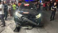 CR-V Tabrak 3 Motor dan Kios di Bogor, 1 Orang Luka
