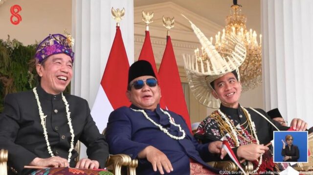 Istana: Prabowo, Jokowi, dan Gibran Memang ‘Bestie’
