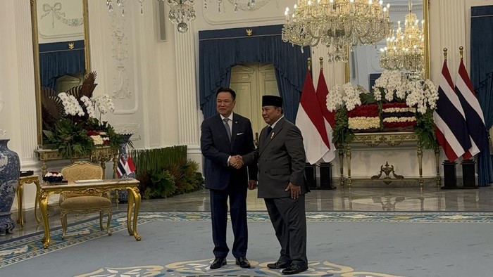 Prabowo dan PM Thailand Bahas Kerja Sama Strategis di Istana Merdeka