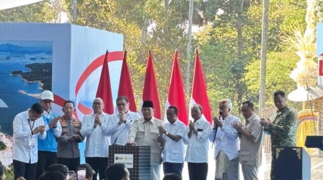 Prabowo Resmikan Groundbreaking PLTS 100 GWp di Bali