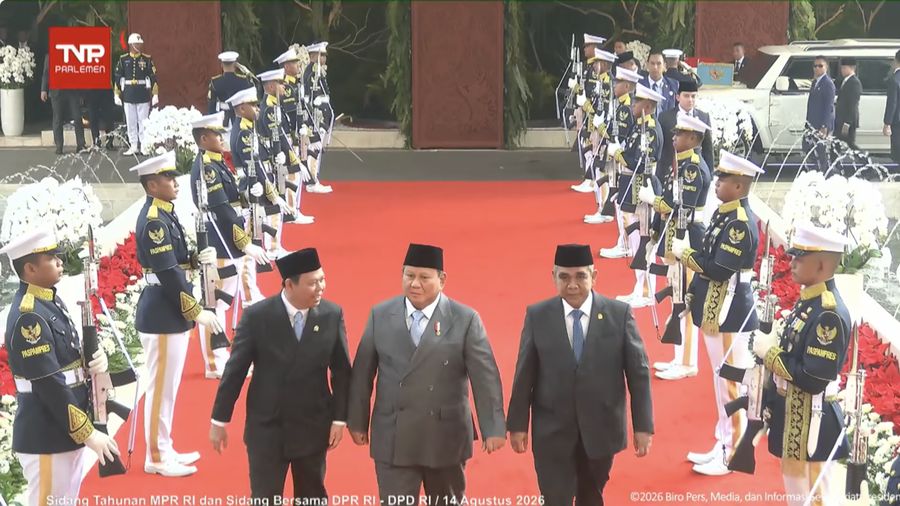 Prabowo Tiba di DPR, Siapkan Dua Pidato