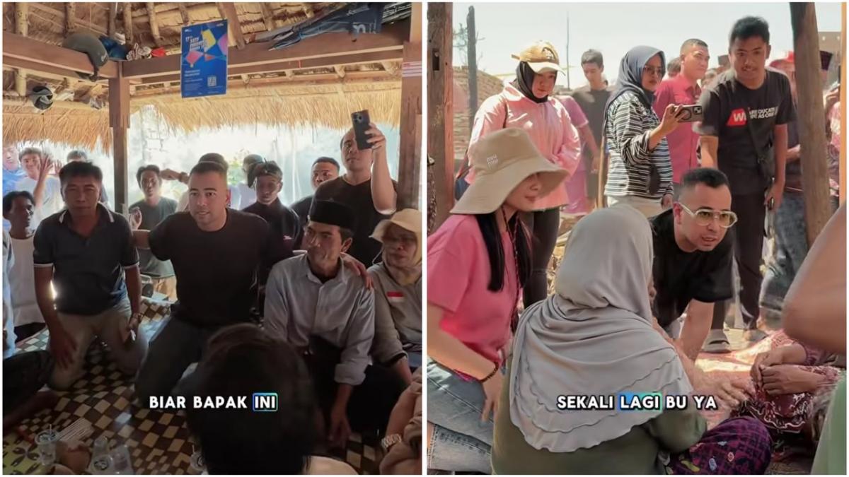 Raffi Ahmad Sumbang Rp1 Miliar untuk Desa Sade