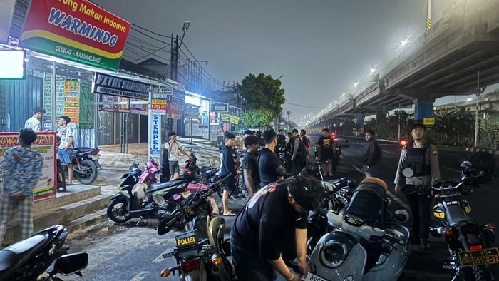 Patroli Dini Hari, Empat Motor Diduga untuk Balap Liar Diamankan