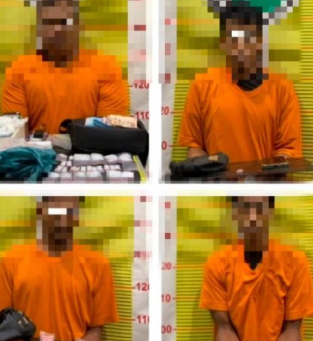 Sindikat Sabu di Paluta Dibongkar, 4 Orang Ditangkap