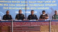 Rokok Ilegal Rp 2,3 Miliar Disembunyikan dalam Truk Tangki
