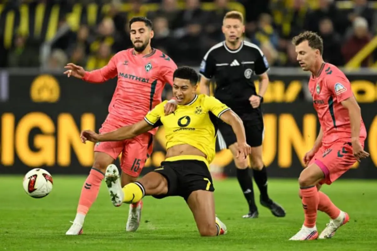 Drama Enam Menit, Dortmund Ditahan Imbang Bremen 2-2