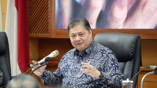 Airlangga Laporkan Ekonomi Indonesia Tumbuh 5,45 Persen, Tertinggi di Negara G20